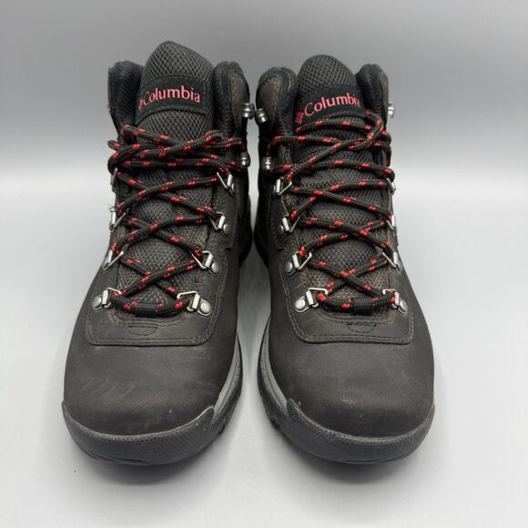 Women’s Columbia Waterproof Hiking Boots Newton Ridge Plus Black Size 9 W - Picture 2 of 10